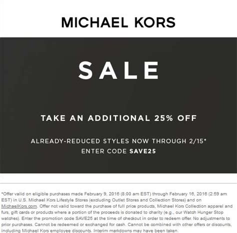 michael kors promo code online|michael kors discount code 2024.